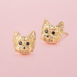 Scamper & Co Yorkshire Sterling Silver Stud Earrings