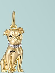 Scamper & Co Pitbull Sterling Silver Charm