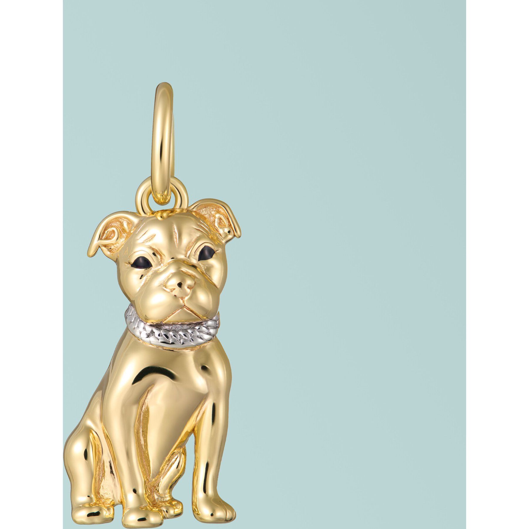 Scamper & Co Pitbull Sterling Silver Charm