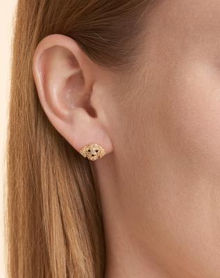 Show full view: Scamper & Co Golden Labrador Retriever Sterling Silver Stud Earrings slide 2 of 4