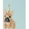 Show in main carousel: Scamper & Co Gold French Bulldog Sterling Silver CZ Charm slide 1 of 4