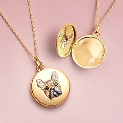 Scamper & Co French Bulldog Sterling Silver Locket