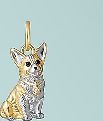 Scamper & Co Corgi Sterling Silver Charm