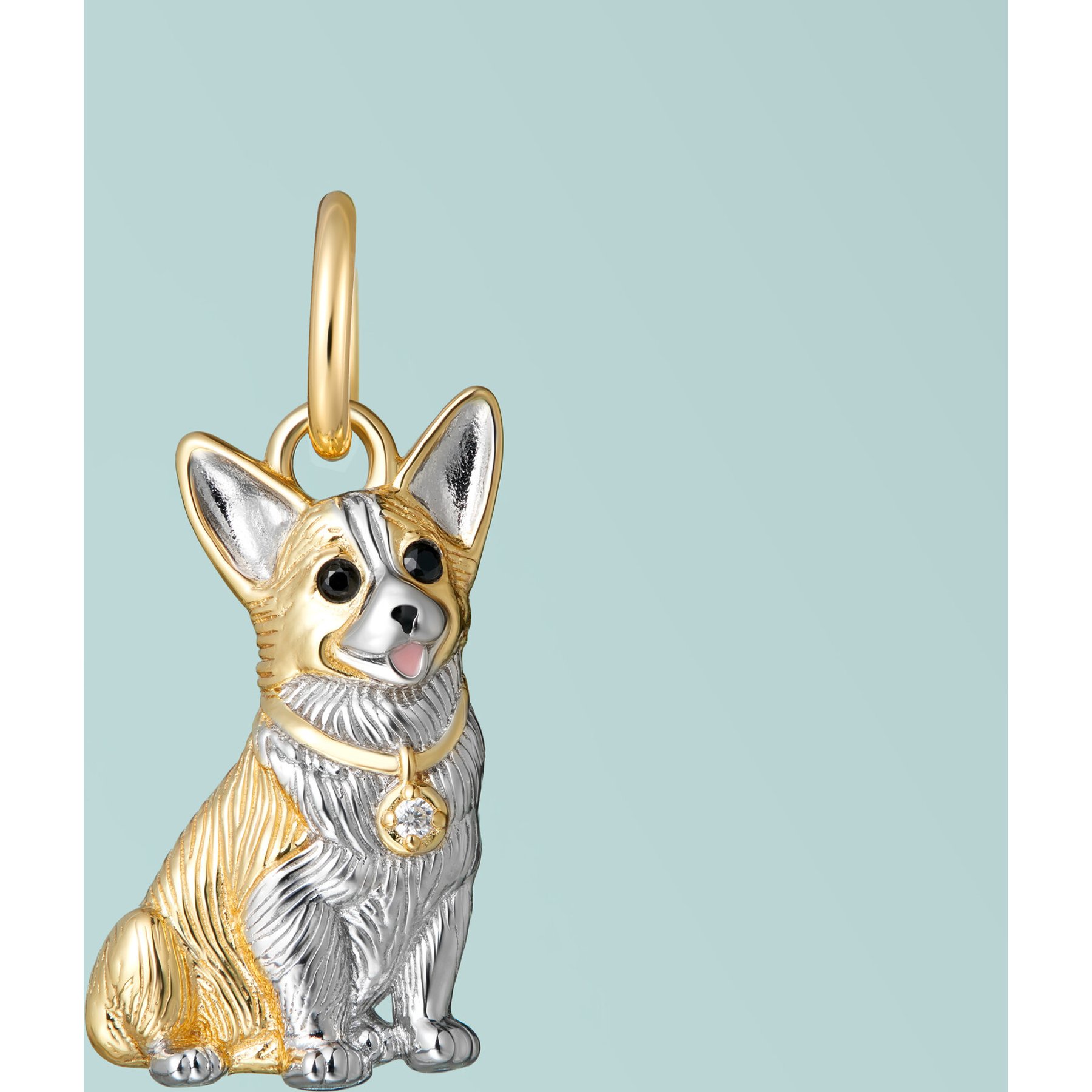 Scamper & Co Corgi Sterling Silver Charm