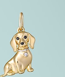 Scamper & Co Dachshund Sterling Silver Charm