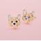 Show in main carousel: Scamper & Co Corgi Sterling Silver Stud Earrings slide 1 of 2