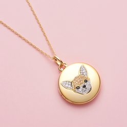 Scamper & Co Chihuahua Sterling Silver Locket