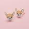 Show in main carousel: Scamper & Co Chihuahua Sterling Silver Stud Earrings slide 1 of 2