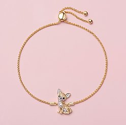 Scamper & Co Chihuahua Sterling Silver Bolo Bracelet