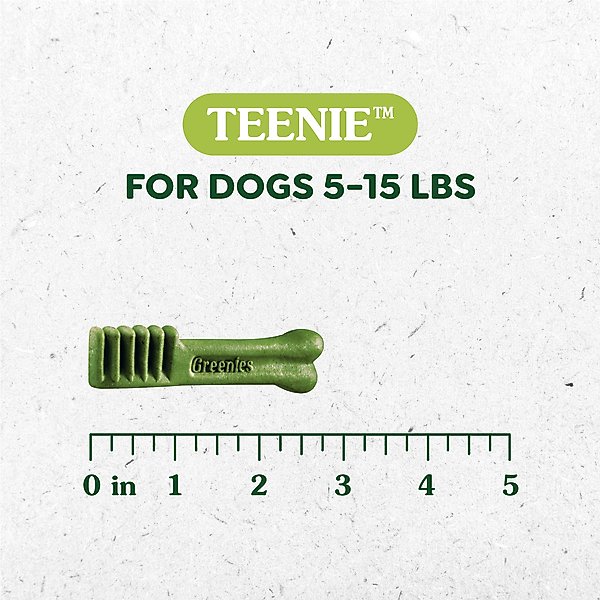 Show full view: Greenies Teenie Natural Original Chicken Flavor Dental Dog Treats, 130 count slide 4 of 11