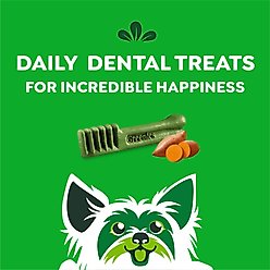 Greenies Teenie Sweet Potato Natural Small Dental Dog Treats, 43 count slide 2 of 9
