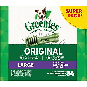 Greenies Fresh Large Dental Dog Treats