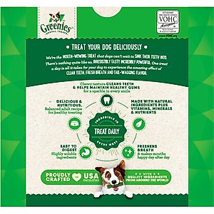 Greenies Teenie Original Chicken Flavor Dental Dog Treats, 130 count