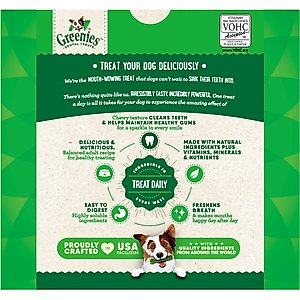 Greenies Petite Original Chicken Flavor Dental Dog Treats, 60 count