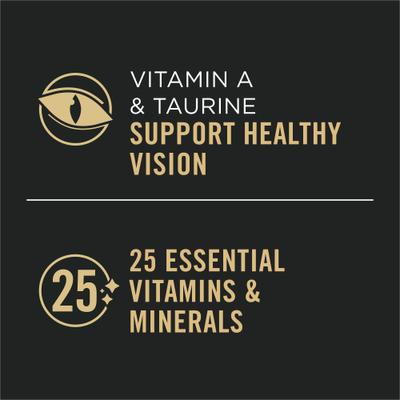 Show full view: Purina Pro Plan High Protein Complete Essentials Seafood Favorites Variety Pack Wet Cat Food, 3-oz can, case of 24 slide 5 of 10