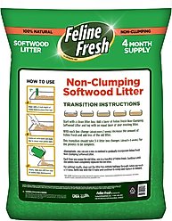Feline Fresh Pine Pellet Unscented Non-Clumping Cat Litter, 40-lb bag slide 2 of 3