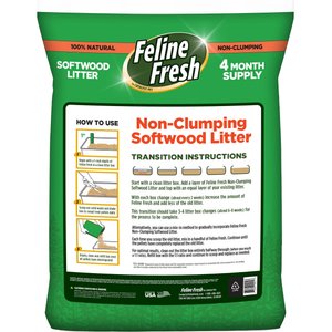 Feline Fresh Pine Pellet Unscented Non-Clumping Cat Litter, 40-lb bag