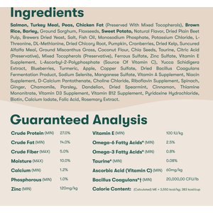 Jinx Salmon, Brown Rice & Sweet Potato ALS Kibble Dog Dry Food, 23.5-lb bag