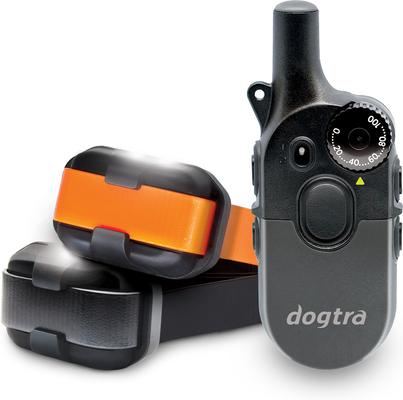 Show full view: Dogtra 200iQ 2-Dog 1/2 Mile IPX9K Waterproof Vibration & Tone Rechargeable Remote Dog Training Collar, Black & Orange slide 2 of 9