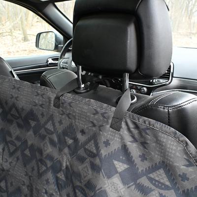 Show full view: Pendleton Car Hammock Seat Protector, Nehalem Gray slide 4 of 9