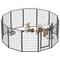 Show in main carousel: Cesicia Outdoor 12-Panel Metal Dog Playpen, Black slide 4 of 7