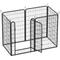 Show in main carousel: Cesicia Indoor & Outdoor 6-Panel Metal Dog Fence, Black slide 3 of 7