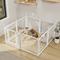 Show in main carousel: Cesicia Indoor & Outdoor Foldable Dog Playpen, White slide 4 of 8