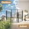 Show in main carousel: Cesicia Indoor & Outdoor 8-Panel Metal Dog Fence, Black slide 4 of 8
