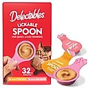 Hartz Delectables Lickable Spoon Variety Pack Handheld Creamy Cat Treats, 32 count