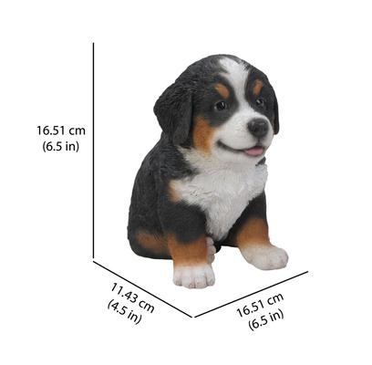 Show full view: Hi-Line Gift Bernese Mountain Dog Puppy Statue, 6.5-in slide 7 of 7