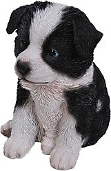 Hi-Line Gift Border Collie Puppy Statue, 6.75-in slide 2 of 7