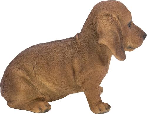 Show full view: Hi-Line Gift Brown Dachshund Sitting Statue, 5.51-in slide 5 of 8