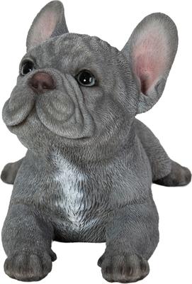 Show full view: Hi-Line Gift Lying Down Blue French Bulldog Figurine slide 3 of 8