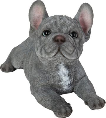 Show full view: Hi-Line Gift Lying Down Blue French Bulldog Figurine slide 2 of 8