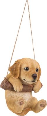 Show full view: Hi-Line Gift Hanging Golden Retriever Puppy Statue, 5.5-in slide 4 of 6