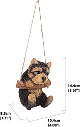 Hi-Line Gift Hanging Yorkshire Terrier Puppy Statue, 5.67-in slide 2 of 6