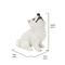 Show in main carousel: Hi-Line Gift Howling American Eskimo Puppy Statue, 6.61-in slide 6 of 8
