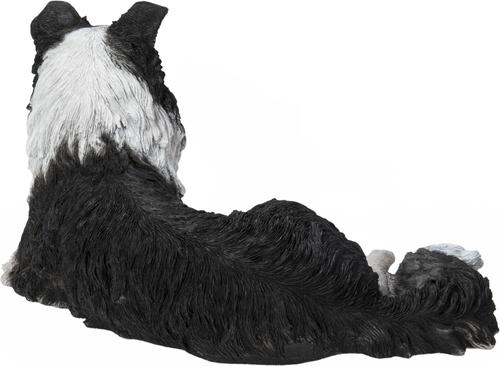 Show full view: Hi-Line Gift Lying Down Border Collie Statue, 14.17-in slide 4 of 8