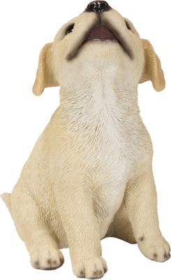 Show full view: Hi-Line Gift Yellow Labrador Puppy Howling Statue, 6.81-in slide 5 of 8