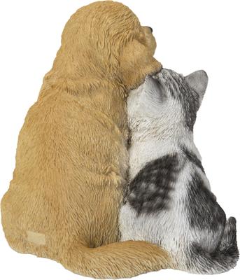 Show full view: Hi-Line Gift Golden Retriever & Kitten Statue, 7.09-in slide 4 of 8