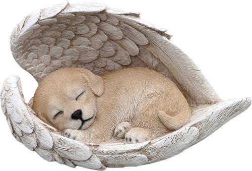 Show full view: Hi-Line Gift Angel Dog Statue Memorial Figurine, 8-in slide 2 of 9