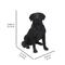Show in main carousel: Hi-Line Gift Noble Black Labrador Sitting Statue, 21.25-in slide 6 of 6