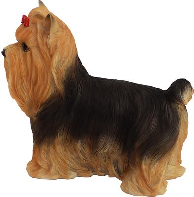Show full view: Hi-Line Gift Yorkshire Terrier Statue, 9.5-in slide 5 of 6