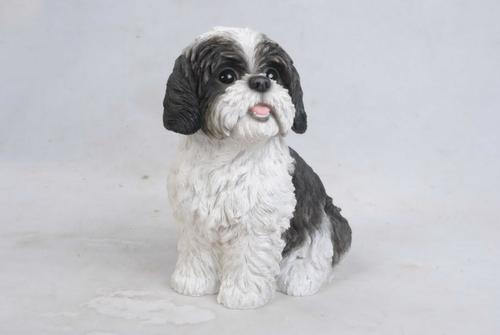 Show full view: Hi-Line Gift Sitting Shih Tzu Statue, 10.5-in slide 4 of 5