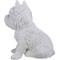 Show in main carousel: Hi-Line Gift Sitting White Terrier Statue, 12-in slide 3 of 5