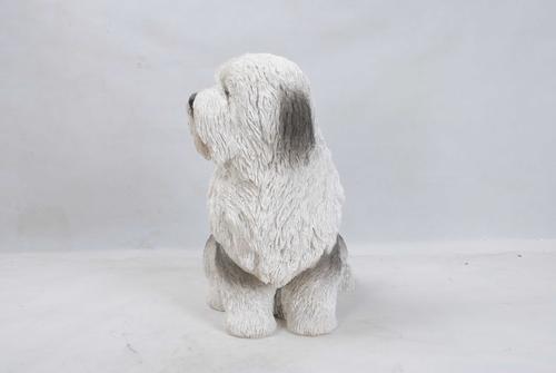 Show full view: Hi-Line Gift Old English Sheepdog Statue, 17.75-in slide 3 of 6