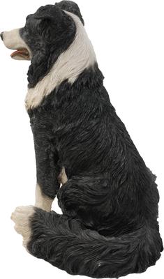 Show full view: Hi-Line Gift Border Collie Sitting Statue, 19.88-in slide 4 of 7