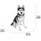 Show in main carousel: Hi-Line Gift Siberian Husky Sitting Statue, 20.08-in slide 7 of 8