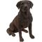 Show in main carousel: Hi-Line Gift Labrador Retriever Sitting Statue, Brown, 21.25-in slide 2 of 5