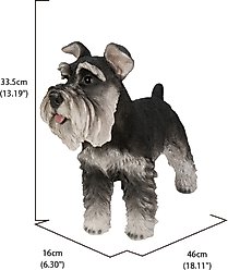 Hi-Line Gift Standing Miniature Schnauzer Statue, 13.19-in slide 2 of 7